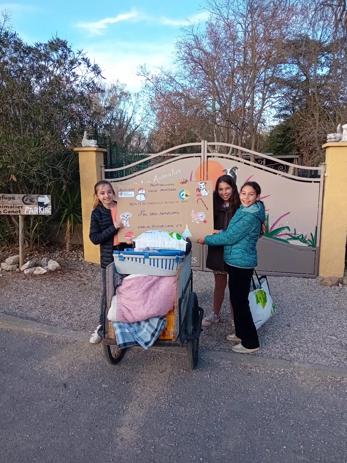 Collecte de dons pour le refuge animalier de Canet-en-Roussillon